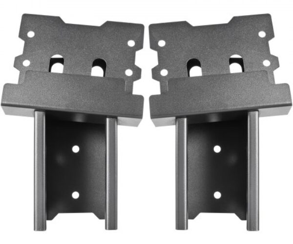 Oszlop tartókonzol – 2 mm acél, 8°‑os, 2 darabos csomag 100x100mm